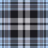 Plaid check pattern. Seamless fabric texture. Tartan textile print. vector