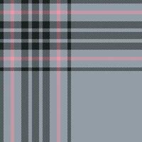 Plaid check pattern. Seamless fabric texture. Tartan textile print. vector