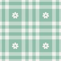 Spring gingham pattern, seamless checked plaids. Pastel vichy background for tablecloth, napkin, dress, Easter holiday textile design. vector