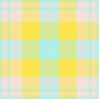 Plaid check pattern. Seamless fabric texture. Tartan textile print. vector