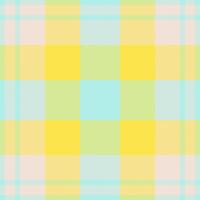 Plaid check pattern. Seamless fabric texture. Tartan textile print. vector