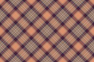 Tartan plaid background, diagonal check seamless pattern. Vector fabric texture for textile print, wrapping paper, gift card, wallpaper.