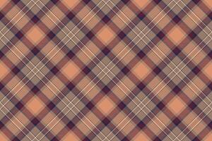 Tartan plaid background, diagonal check seamless pattern. Vector fabric texture for textile print, wrapping paper, gift card, wallpaper.