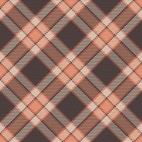 Seamless pattern of scottish tartan plaid. Repeatable background with check fabric texture. Vector backdrop striped textile print.