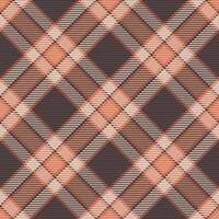 Seamless pattern of scottish tartan plaid. Repeatable background with check fabric texture. Vector backdrop striped textile print.