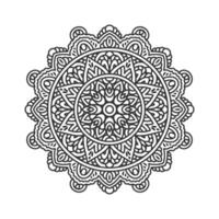 Circular pattern mandala art decoration elements vector