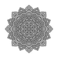 Circular pattern mandala art decoration elements vector