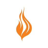 AI generated fire flame vector logo design.fire logo.fire logo design inspiration. elegant abstract design template elements.