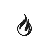 AI generated fire flame vector logo design.fire logo.fire logo design inspiration. elegant abstract design template elements.