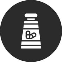 Tablets Bottle Vector Icon