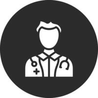 masculino médico vector icono