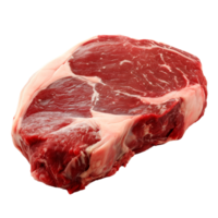 AI generated Ribeye of beef   Isolated on transparent background png