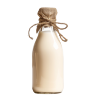 AI generated A kefir bottle isolated on a transparent background png