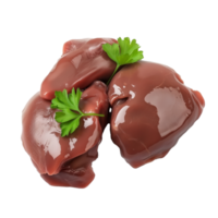 Chicken Liver Isolated on transparent background png