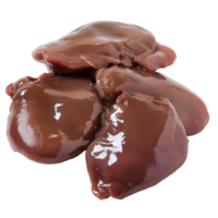 AI generated Chicken Liver Isolated on transparent background png