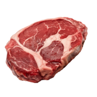 chuletón de carne de vaca aislado en transparente antecedentes png