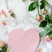 AI generated Valentines day free Background image photo