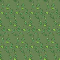 Printable Seamless ornamental leaves pattern vector design texture of textile, fabric, tiles, and any purpose