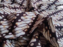 The patterns on traditional Batik cloth provide a visual and philosophical look photo