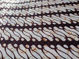 The patterns on traditional Batik cloth provide a visual and philosophical look photo