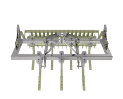 agriculture outil pour tracteur isolé sur Contexte. 3d le rendu - illustration png