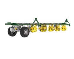 agriculture outil pour tracteur isolé sur Contexte. 3d le rendu - illustration png