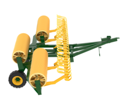 agricoltura attrezzo per trattore isolato su sfondo. 3d interpretazione - illustrazione png