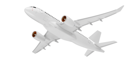 volante aereo isolato su sfondo. 3d interpretazione - illustrazione png