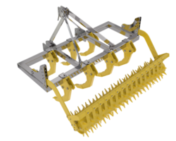 agricoltura attrezzo per trattore isolato su sfondo. 3d interpretazione - illustrazione png