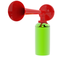 Air horn isolated on background. 3d rendering - illustration png