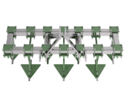 Landwirtschaft Werkzeug zum Traktor isoliert auf Hintergrund. 3d Rendern - - Illustration png