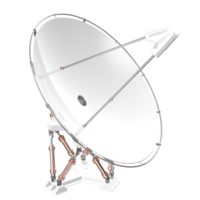 radio antenn isolerat på bakgrund. 3d tolkning - illustration png