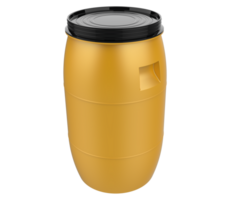 Waste water barrel isolated on background. 3d rendering - illustration png