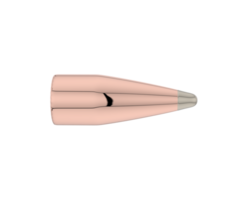 Bullet isolated on background. 3d rendering - illustration png