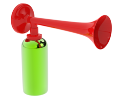 Air horn isolated on background. 3d rendering - illustration png