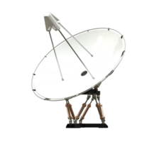 radio antena aislado en antecedentes. 3d representación - ilustración png