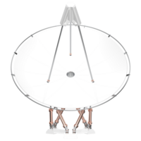 Radio antenna isolated on background. 3d rendering - illustration png