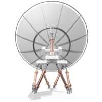 Radio antenna isolated on background. 3d rendering - illustration png