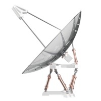 radio antenne geïsoleerd Aan achtergrond. 3d renderen - illustratie png