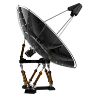 Radio antenna isolated on background. 3d rendering - illustration png