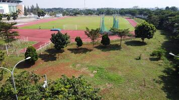 Aerial view of Pakansari Stadium photo