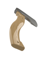 Axe isolated on background. 3d rendering - illustration png