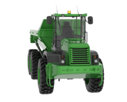 Articulated dump truck isolated on background. 3d rendering - illustration png