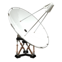 Radio antenna isolated on background. 3d rendering - illustration png