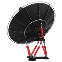 radio antenne geïsoleerd Aan achtergrond. 3d renderen - illustratie png