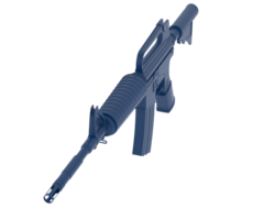 Firearm isolated on background. 3d rendering - illustration png