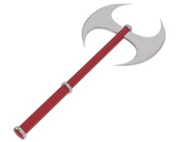 Axe isolated on background. 3d rendering - illustration png