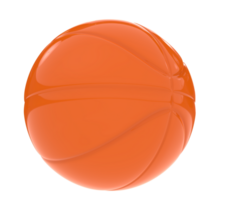 baloncesto pelotas aislado en antecedentes. 3d representación- ilustración png