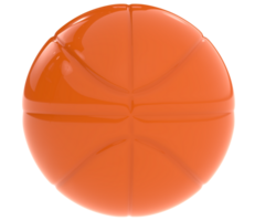 basketbal ballen geïsoleerd Aan achtergrond. 3d weergave- illustratie png