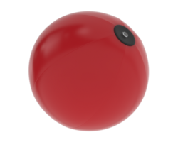 varm luft ballong isolerat på bakgrund. 3d tolkning - illustration png